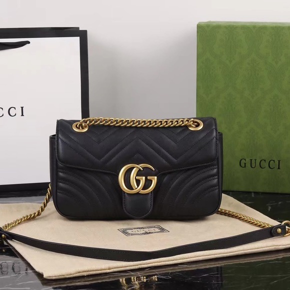 🥃Gucci GG Marmont Matelasse Mini shoulder Bag - Picture 1 of 8